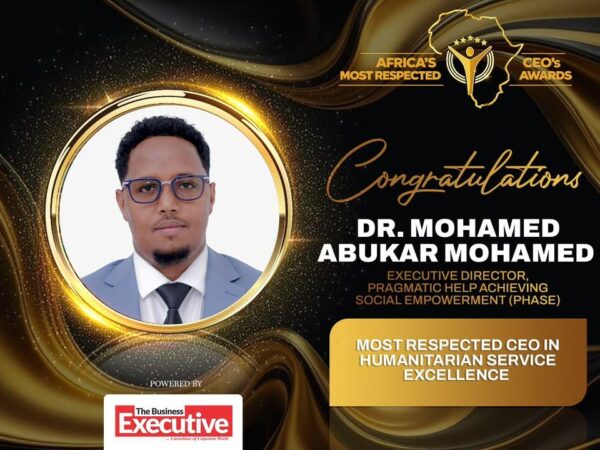 PHASE Executive Director Recognized for Humanitarian Service Excellence